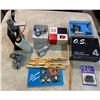 Image 1 : Box: Misc. Remote Control Airplane Parts - Propellers, Engines, Muffler, Servos