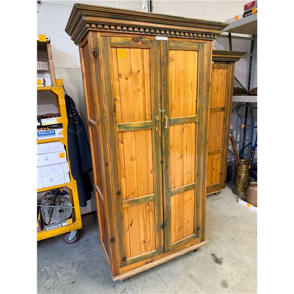 Solid Wood Armoire/Cabinet - 74” T x 36” W x 17” D