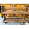 Image 2 : Two Wood Display Shelves (31” x 28” x 7” and 24” x 25” 