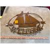 Image 1 : Copper Ship “Welcome” Sign