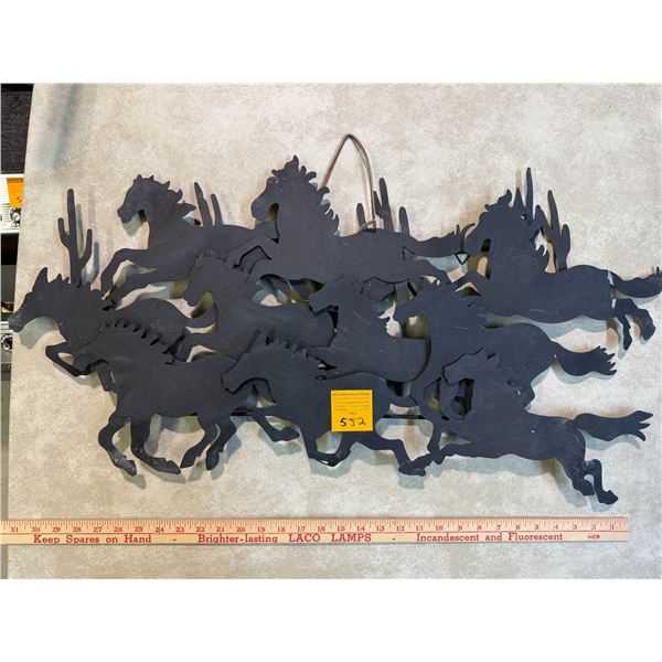Metal Decorative Horse Wall Hanging