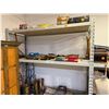 Image 1 : Large Industrial Racking: One Complete Unit with Three Shelves and Two Sets of Vertical Posts - 96[x