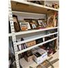 Image 2 : Large Industrial Racking: One Complete Unit with Two Shelves, Brackets for Third Shelf, and Two Sets