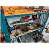Image 2 : Large Industrial Racking: One Complete Unit with Two Shelves and Two Sets of Vertical Posts - 87[x=#