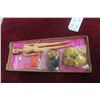 Image 1 : Vintage 1958 Mattel Barbie Doll, Made in Japan, With Five Wigs and a Purse.