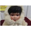 Image 2 : Native Northern-Inspired Doll With Stand, Measuring 12 in. Tall.