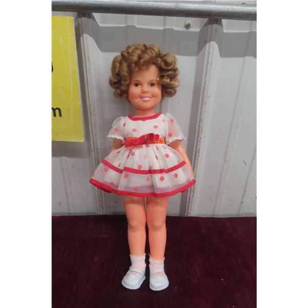 1972 Ideal Shirley Temple Doll in Very Nice Condition, Standing 16 in. Tall.