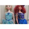 Image 4 : Pair of Rare Disney Frozen ‘My Size’ Dolls, Elsa and Anna, Each Standing 38 in. Tall.