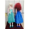 Image 7 : Pair of Rare Disney Frozen ‘My Size’ Dolls, Elsa and Anna, Each Standing 38 in. Tall.