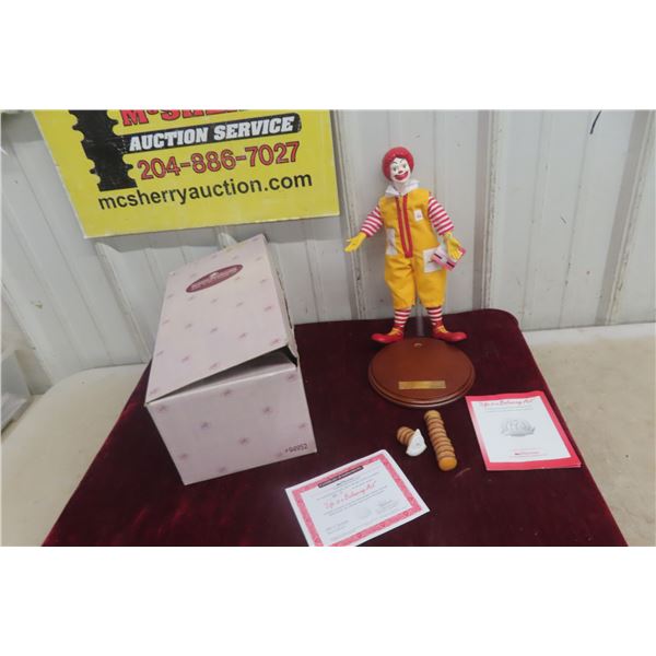 1999 Ashton-Drake ‘Life Is a Balancing Act’ Ronald McDonald Doll, 12.5 in. Tall