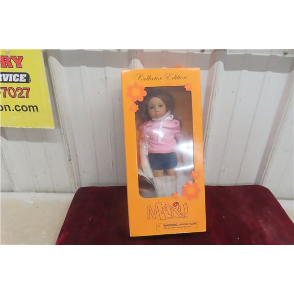 Maru and Friend Doll in Box with Accessories and Certificate, 13"