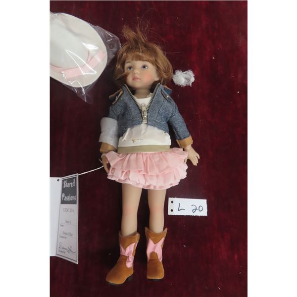 Little Darlings Doll Shared Passion by Dianne Effner, 13" Vinyl, With Box and Doll Data