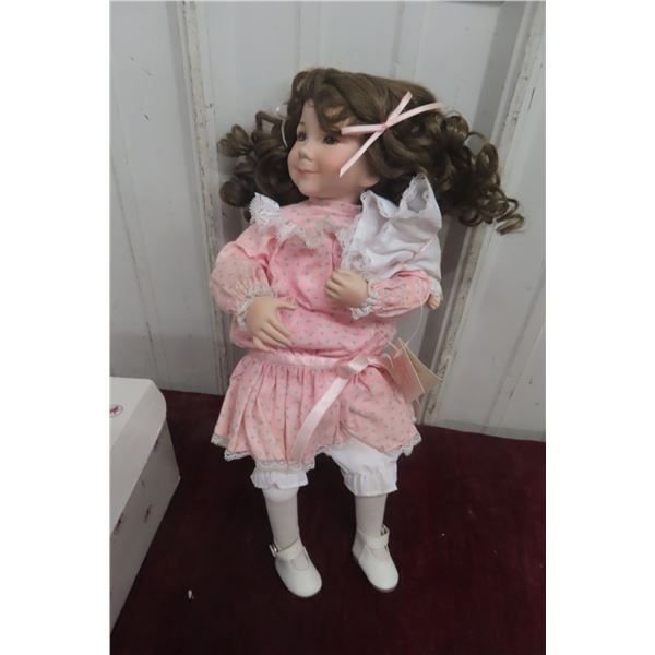 Ashton-Drake Doll “Sugar & Spice” by Dianna Effner, 18" Vinyl, with Certificate and Box