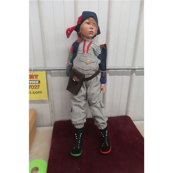 Zwergnase Vinyl Doll “Paul,” 35", with Box