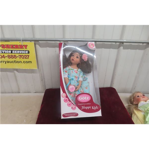 Götz Happy Kidz Doll in Box, 18" Vinyl