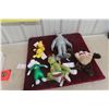 Image 1 : 5 x Looney Tunes Plush Dolls incl. Tin Man, Taz & More