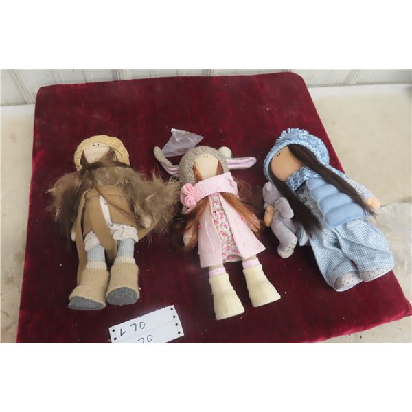 3× Tatyana Euteeva Dolls, 12"