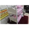 Image 2 : Doll Bunk Bed, 21" × 22" × 12", with Blanket & Pillow