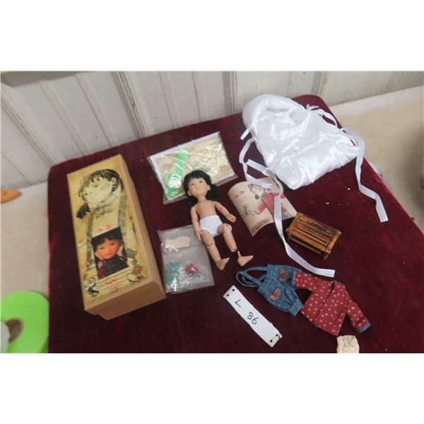 Ruby Red Galleria “Gigi” Doll, 8", with Accessories and Box