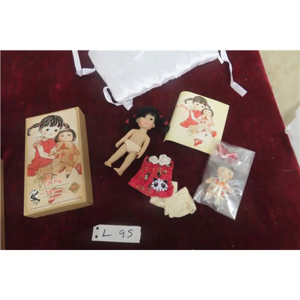 Ruby Red Galleria “Yu Ping” Doll, 5½", with Accessories and Box