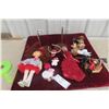 Image 1 : Mix of Dolls, Doll Stand and Accessories
