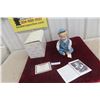 Image 1 : McMemories Porcelain Doll “Eric’s First French Fries,” 12", with Accessories, Certificate, and Box
