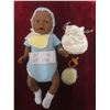Image 1 : 1988 Raffoler 18” Newborn Baby Doll, Anatomically Correct Boy with Birth Certificate and Extras