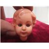 Image 2 : Vintage New Old Stock Doll Faces - 14 Celluloid, 2 Rubber, and 4 Doll Heads w/ Eyes