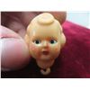 Image 4 : Vintage New Old Stock Doll Faces - 14 Celluloid, 2 Rubber, and 4 Doll Heads w/ Eyes