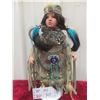 Image 1 : 17" Aboriginal Doll with Stand
