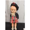 Image 3 : Two Vintage Dolls: Asian-Style Doll with Hat and Scottish Doll in Tartan Clothing