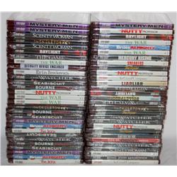 Box of Approx. 58 DVD Movies