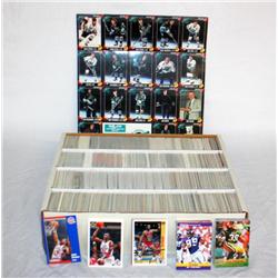 Box of Misc. Collectible Sports Trading Cards
