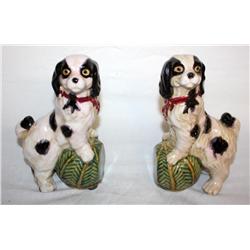 Pair of Ceramic Dogs