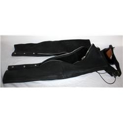 Leather Riding Chaps by Kerr Leathers --size L