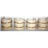 Image 2 : Lot of 4 Porcelain Buckets