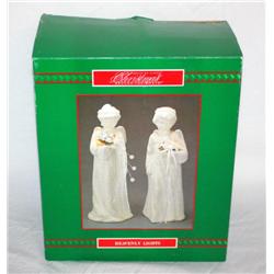 2 Heavenly Lights Christmas Statues