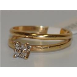 Diamonds Vintage Ladies Hand Made Wedding Set