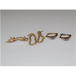 14K & 10K Gold Earrings - Times the Money