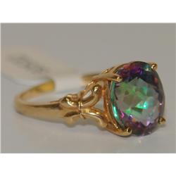 AAA Mystic Topaz Vintage Ladies Ring