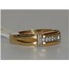 Image 2 : Diamonds Hand Made Men's Two Tone Wedding Band