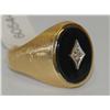 Image 2 : Diamond & Onyx Men's Heavy Ring