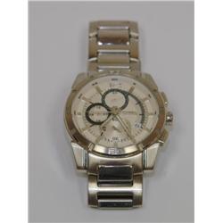 Fossil Chrono White Dial Stainless Steel Men's Wa