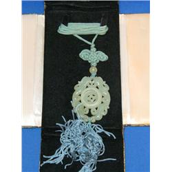 Light Green Jade Ladies necklace Hand Made