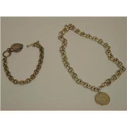 Tiffany & Company New York Heart Shape Bracelet &