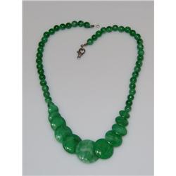 Green Apple Jade 18" Ladies Necklace