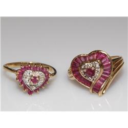 AAA Burmese Ruby Ladies Rings