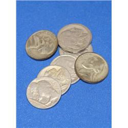 8 Buffalo Nickels