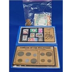 Philippines Currency & Stamp Collection