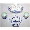 Image 2 : 4 Pc. Delft Blue Collectibles